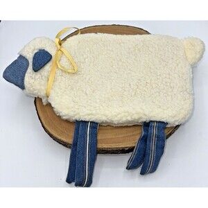 Vintage Avon Fleecy Friend Sheep Hot Water Bottle Cover W/ Hot Water Bottle